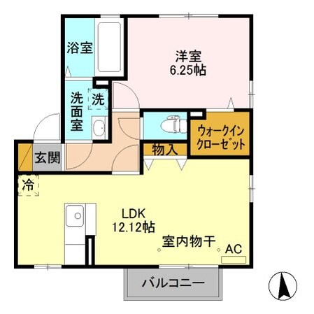 ロイヤル川木谷Aの物件間取画像